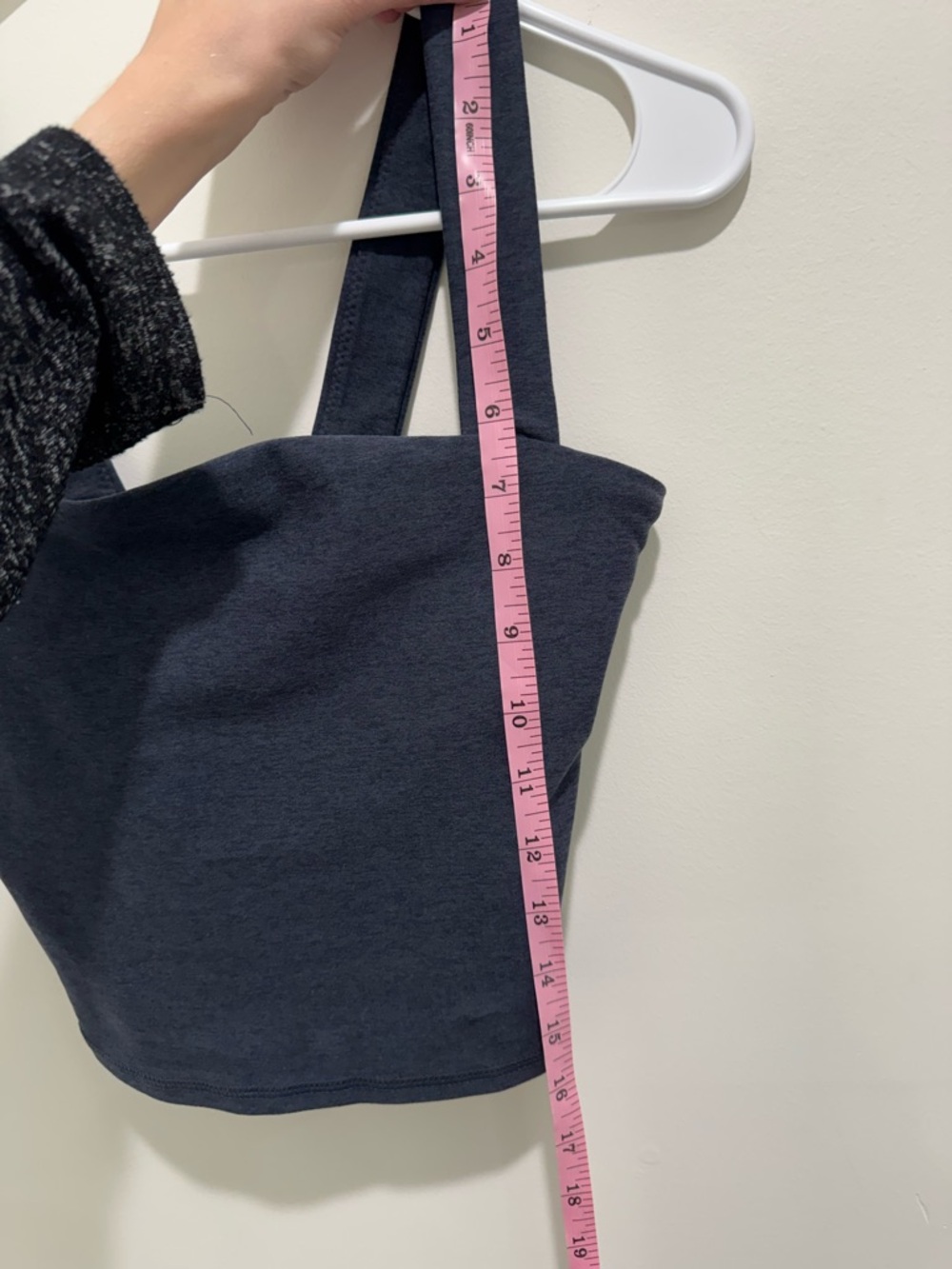 Vuori Elevation Square Neck Tank Blue XS - Picture 9 of 10
